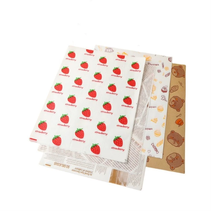 Butterpapier zum Verpacken von Essen